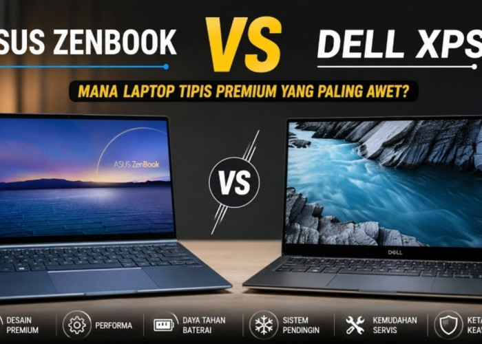 Perbandingan Asus ZenBook vs Dell XPS Bekas: Mana yang Paling Tangguh, Awet, dan Mudah Diservis?
