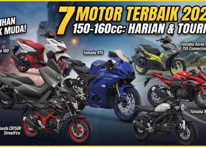 7 Motor 150-160cc Terbaik 2026, Pilihan Anak Muda yang Cocok Buat Harian hingga Touring!