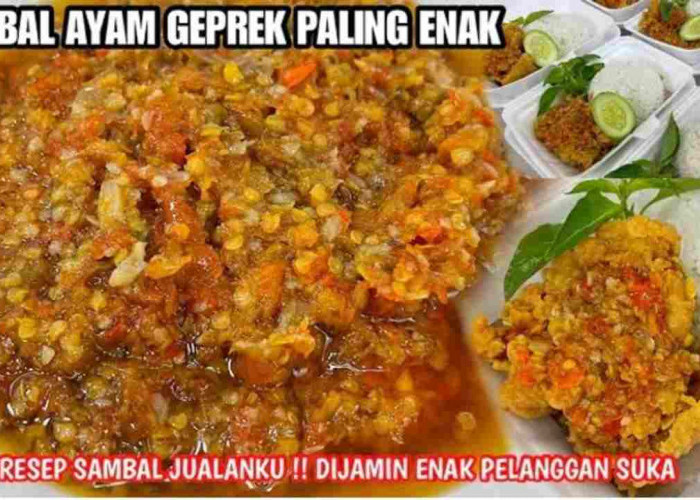 Sambal Geprek Bawang, Sensasi Pedas Gurih yang Gak Ada Lawan!