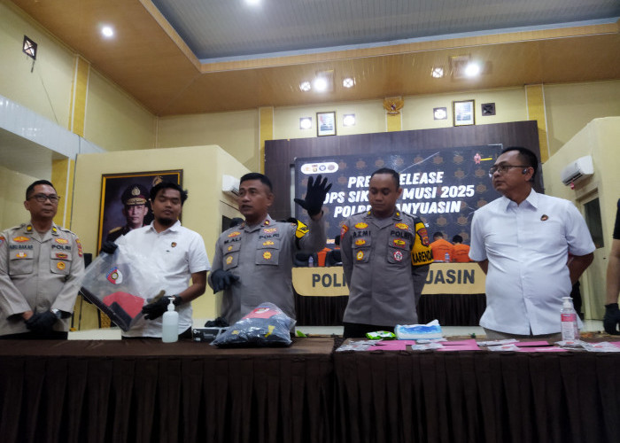 Operasi Sikat II Musi 2025, Polres Banyuasin Berhasil Tekan Kriminalitas Secara Signifikan