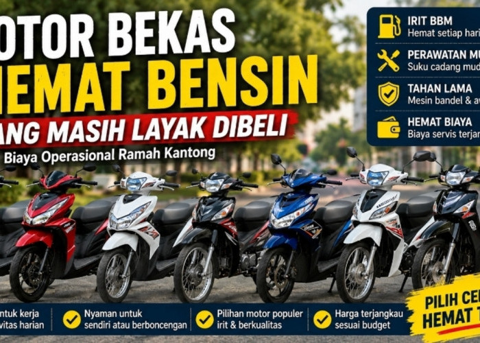 Motor Bekas Hemat Bensin yang Masih Layak Dibeli, Biaya Operasional Ramah Kantong
