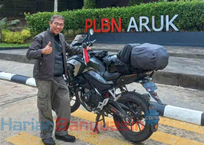 Bikers Asal Banyuasin Touring Hingga ke Perbatasan Malaysia, Ini Tujuannya!