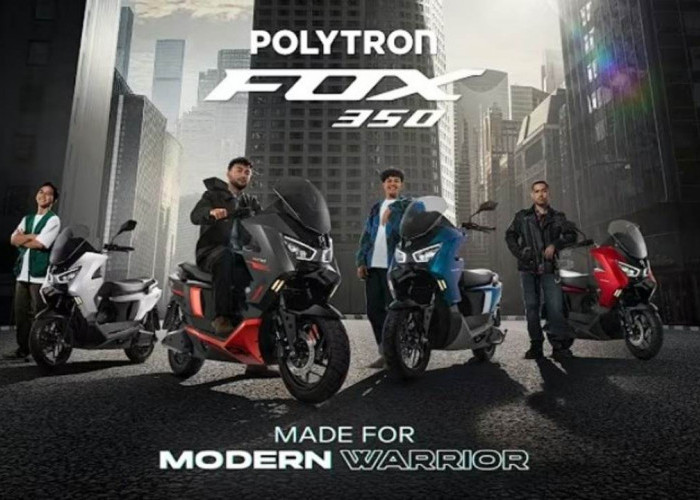 Polytron Fox 350: Motor Listrik Futuristik yang Siap Taklukkan Jalanan Kota