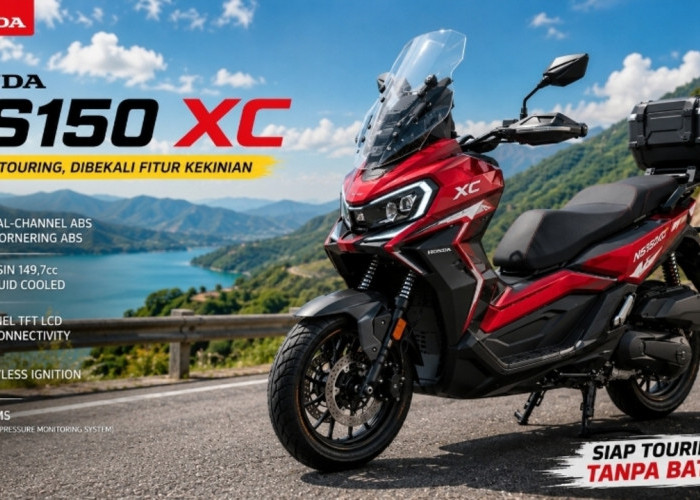 Honda NS150 XC Siap Jadi Skutik Touring, Dibekali ABS dan Fitur Kekinian