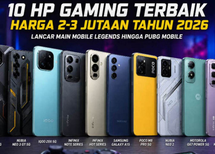 10 HP Gaming Terbaik Harga 2–3 Jutaan Tahun 2026, Lancar Main Mobile Legends hingga PUBG Mobile