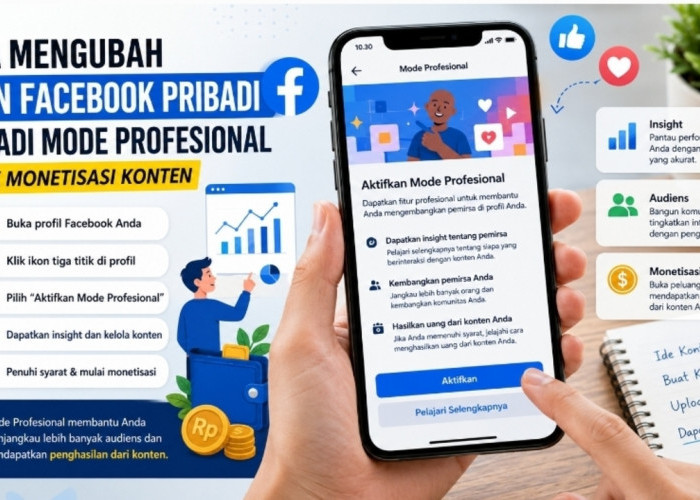 Panduan Lengkap Mengaktifkan FB Pro agar Akun Facebook Bisa Menghasilkan Uang