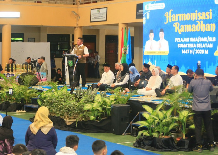 Gubernur Motivasi Pelajar Sumsel Raih Cita-cita Tinggi dalam Harmonisasi Ramadhan