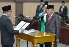 Sodingun Resmi Dilantik sebagai Anggota PAW DPRD Muba Sisa Masa Jabatan 2024–2029