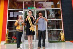 Sosialisasi CBP, Finalis Duta Pariwisata Sumsel Hadir di SMPN 1 Banyuasin III