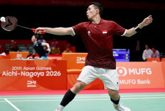 Jonatan Christie Gagal Sumbang Poin, Tim Beregu Putra Indonesia Tertinggal 0-1 dari Malaysia
