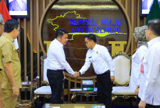 Gubernur Sumsel Sambut Kakanwil BPN Sumsel yang Baru, Dorong Inovasi dan Pengamanan Aset Daerah