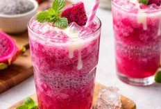 Es Lumut Buah Naga, Dijamin Buka Puasamu Jadi Seger dan Bikin Nagih!