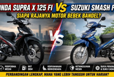 Adu Ketangguhan Honda Supra X 125 FI vs Suzuki Smash FI, Siapa Rajanya Motor Bebek Bandel?