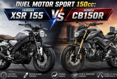 Duel Motor Sport 150cc: XSR 155 vs CB150R, Siapa yang Lebih Gagah?