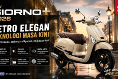 Honda Giorno+ 2026 Jadi Primadona Baru, Perpaduan Sempurna Desain Retro dan Teknologi Masa Kini