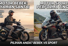 Motor Bebek vs Motor Sport untuk Touring Jauh, Mana Lebih Nyaman? Ini Perbandingan yang Wajib Diketahui