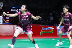 Tiwi/Fadia Melaju ke 16 Besar Indonesia Masters 2026 Usai Tekuk Wakil Thailand