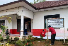 Tingkatkan Produktivitas Kerja, Kantor Korwil Disdikbud Suak Tapeh Dipercantik