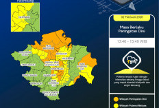 Hujan Lebat Disertai Petir Diprediksi Guyur Banyuasin, BMKG Imbau Warga Siaga