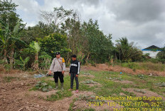 Dukung Swasembada Pangan Nasional, Bhabinkamtibmas Muara Padang Gerakkan Warga Manfaatkan Pekarangan