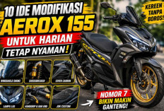 10 Ide Modifikasi Aerox 155 untuk Harian, Nomor 7 Bikin Motor Makin Ganteng Tanpa Harus Boros!