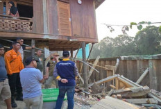 Pemkab Muba Gerak Cepat Tangani 2 Rumah Longsor di Kecamatan Lais
