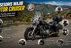 Touring Anti Pegal! Deretan Aksesoris Motor Cruiser yang Wajib Dimiliki Pengendara