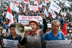 Ratusan Ribu Buruh Peringati May Day 2026, Aksi Terpusat di Monas