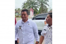 Masuk Hari Pertama, Sekda Banyuasin Sidak di Kantor Camat Talang Kelapa