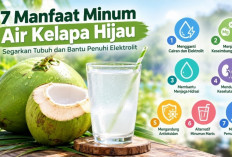 7 Manfaat Minum Air Kelapa Hijau, Segarkan Tubuh dan Bantu Penuhi Elektrolit