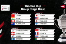 Thomas Cup 2026: Ini Lawan Indonesia di Fase Grup, Wajib Waspada!