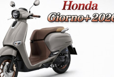 Honda Giorno+ 2026 Resmi Muncul! Mesin 4 Katup Bikin Konsumsi BBM Makin Hemat