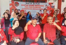 DPC PDIP Muara Enim Launching Makan Jumat Marhaen