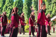 SMPN 1 Banyuasin III Rutin Gelar Senam Seminggu Sekali
