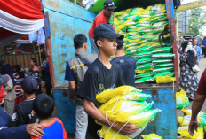 Wagub Cik Ujang Pimpin Operasi Pasar Murah Pemprov Sumsel, Perkuat Pengendalian Inflasi