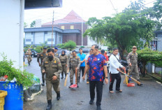 Sekda Sumsel Tinjau Pelaksanaan Gerakan Indonesia ASRI di Sejumlah OPD