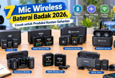 7 Mic Wireless Baterai Badak 2026, Cocok untuk Produksi Konten Seharian