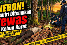 Warga Banyuasin Digegerkan Penemuan Pasutri di Kebun Karet