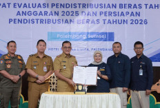 Sekda Sumsel Apresiasi Pendistribusian Beras 2025, Kawal Distribusi 2026