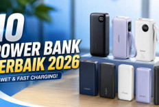 10 Power Bank Terbaik 2026 yang Awet dan Fast Charging, Nomor 10 Harganya Mulai Rp100 Ribuan!