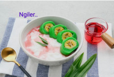 Es Pisang Ijo Bikin Ngiler, Menu Favorit Santapan Buka Puasa