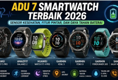 Adu 7 Smartwatch Terbaik 2026: Sensor Kesehatan, Fitur Pintar, dan Daya Tahan Baterai