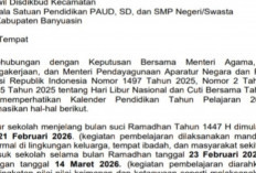 Catat! Ini Jadwal Libur Sekolah dan Kegiatan Belajar Selama Ramadhan 2026 di Banyuasin