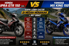 Perang Motor Bebek 150 cc! Honda Supra GTR 150 vs Yamaha MX King 150, Mana Lebih Tangguh di Tanjakan?