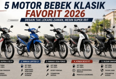 Motor Bebek Klasik Favorit 2026, Desain Tak Lekang Zaman dengan Mesin Super Irit