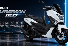 Suzuki Burgman 150 Hadir Lebih Mewah, Skutik Maxi 155 cc dengan Fitur Modern dan Mesin Responsif
