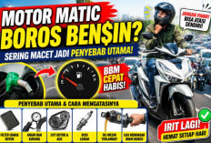 Motor Matic Tiba-Tiba Boros Bensin? Ternyata Ini Penyebab Utamanya Saat Terjebak Macet