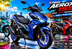 Sporty, Canggih, dan Irit, Ini Alasan Yamaha Aerox 155 Masih Jadi Favorit Pengendara