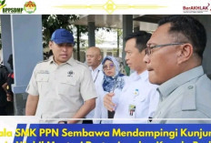 Kepala SMK PPN Sembawa Dampingi Kunker Wamen Pertanian 
