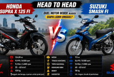 Head to Head Motor Bebek Injeksi: Honda Supra X 125 FI vs Suzuki Smash FI, Siapa Lebih Unggul?